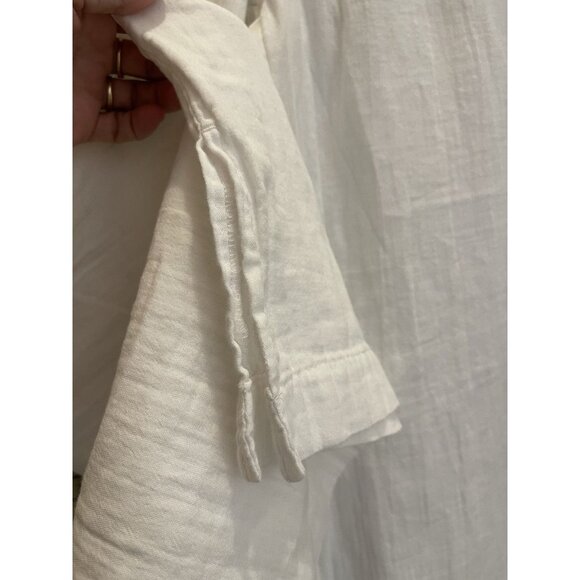 Old Navy Womens Linen Blend Pants LG Wide Leg High Rise Crop Bundle Lot Black - Picture 7 of 12